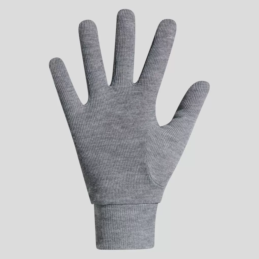 Odlo Active Warm Handschoenen Odlo Steel Grey Melange Outlet