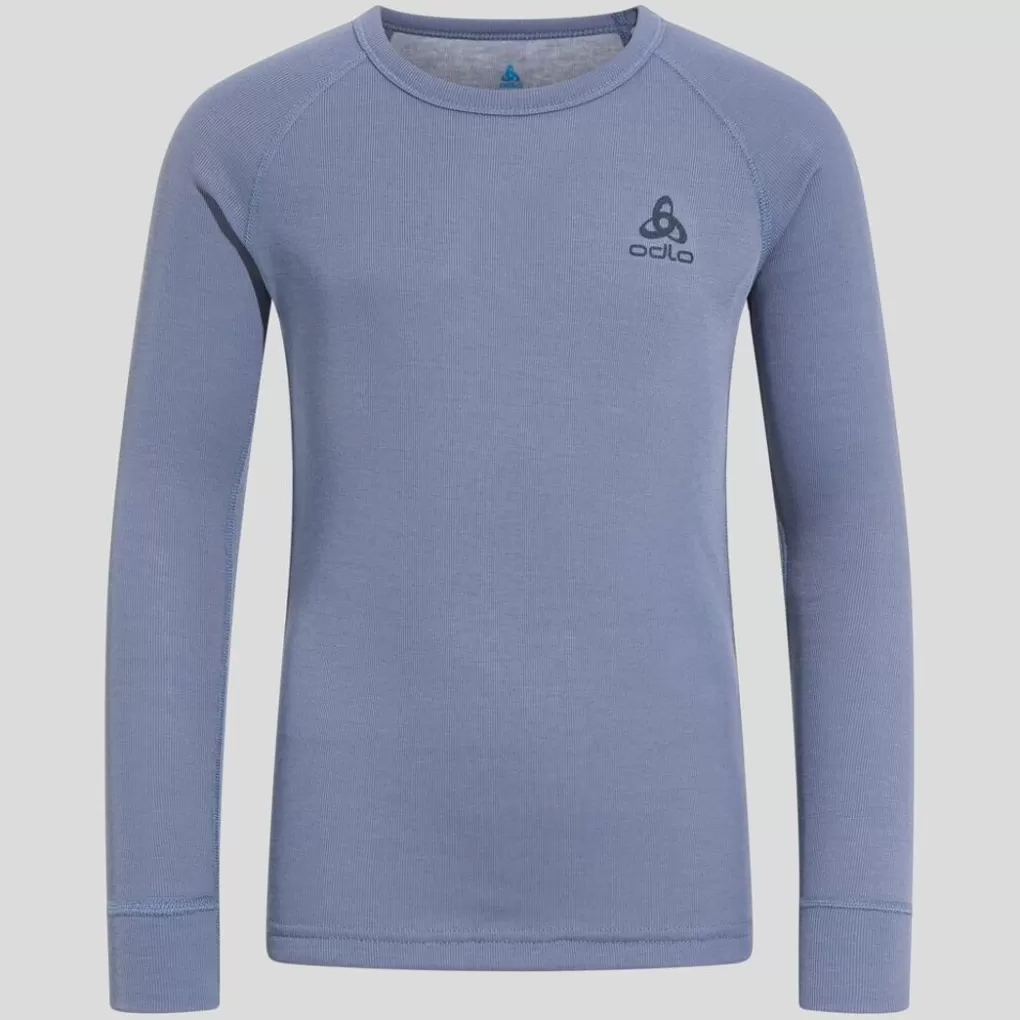 Odlo Active Warm Kids'-Basislaagtop Met Lange Mouwen Folkstone Gray Outlet