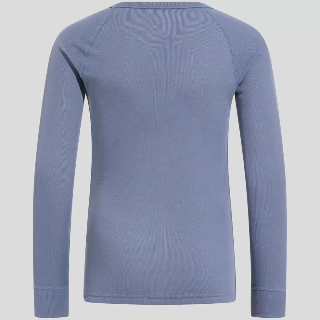 Odlo Active Warm Kids'-Basislaagtop Met Lange Mouwen Folkstone Gray Outlet