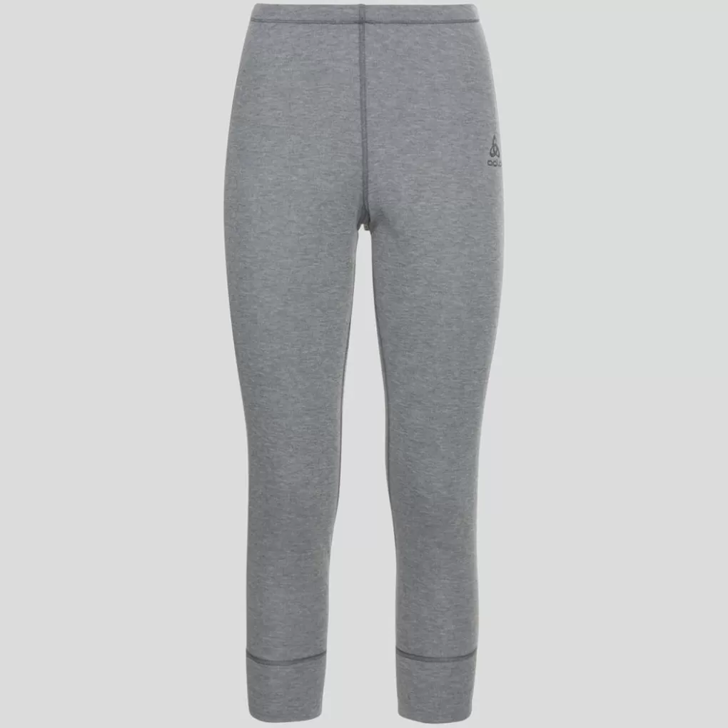 Odlo Active Warm-Basislaagbroek Met 3/4-Lengte Voor Dames Odlo Steel Grey Melange New