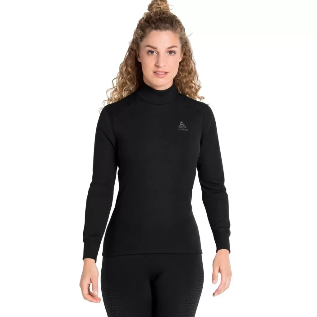 Odlo Active Warm-Basislaagtop Met Col Voor Dames Black Cheap