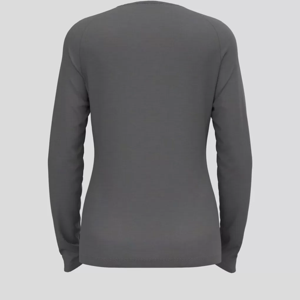 Odlo Ascent 365 Merino 200 Breaking Trail Graphic Longsleeve Grey Melange Best Sale