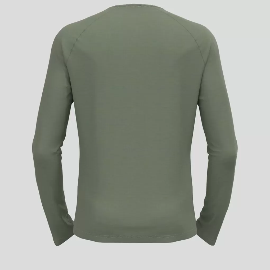 Odlo Ascent 365 Merino 200 Norway Graphic Longsleeve Matte Green Shop