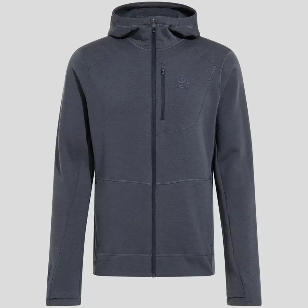 Odlo Ascent Performance Wool X-Warm Hoodie India Ink Outlet