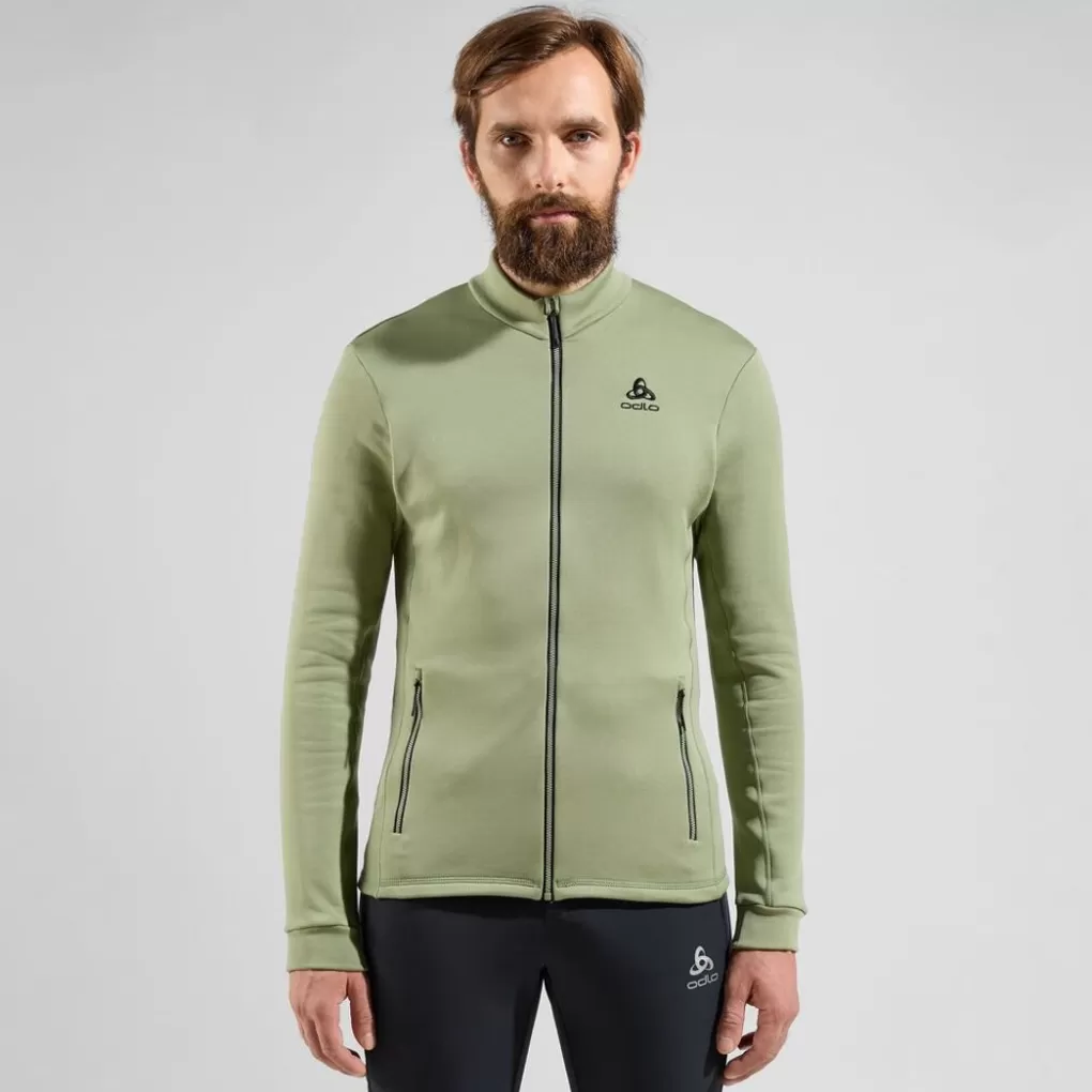 Odlo Berra Mid Layer Met Rits Matte Green Discount