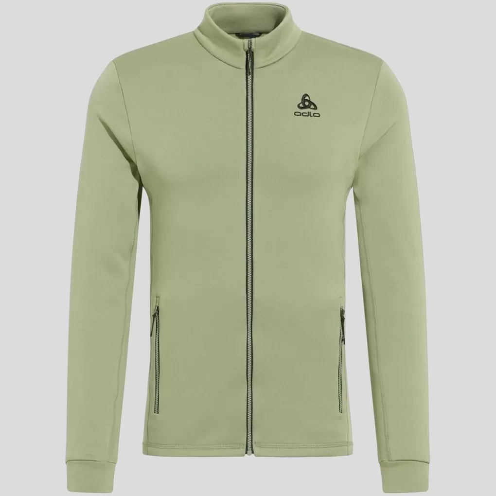 Odlo Berra Mid Layer Met Rits Matte Green Outlet