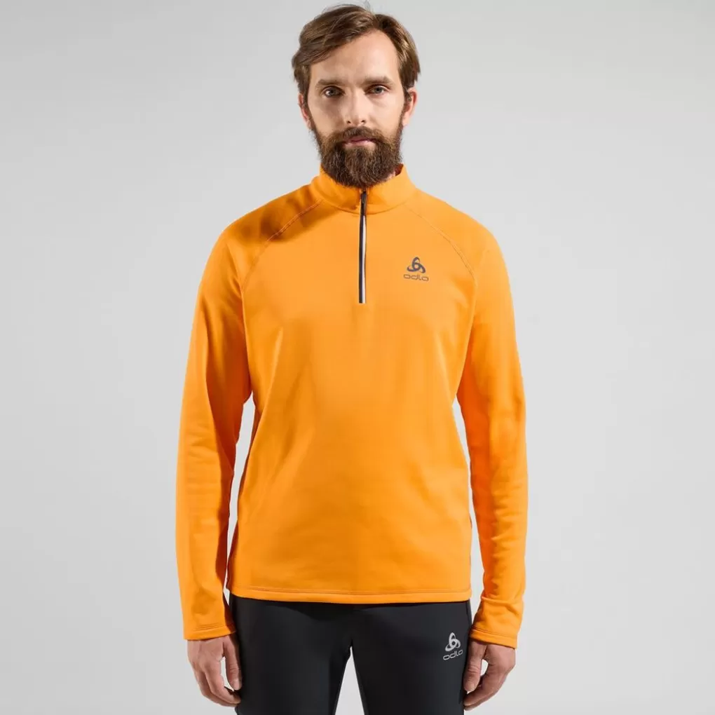 Odlo Besso Mid Layer Met Lange Mouwen En Halve Rits Oriole Flash Sale