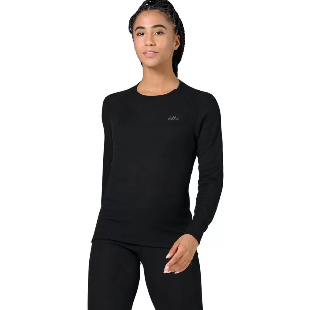 Odlo Damen Active Warm Base-Layer-Set Black Hot