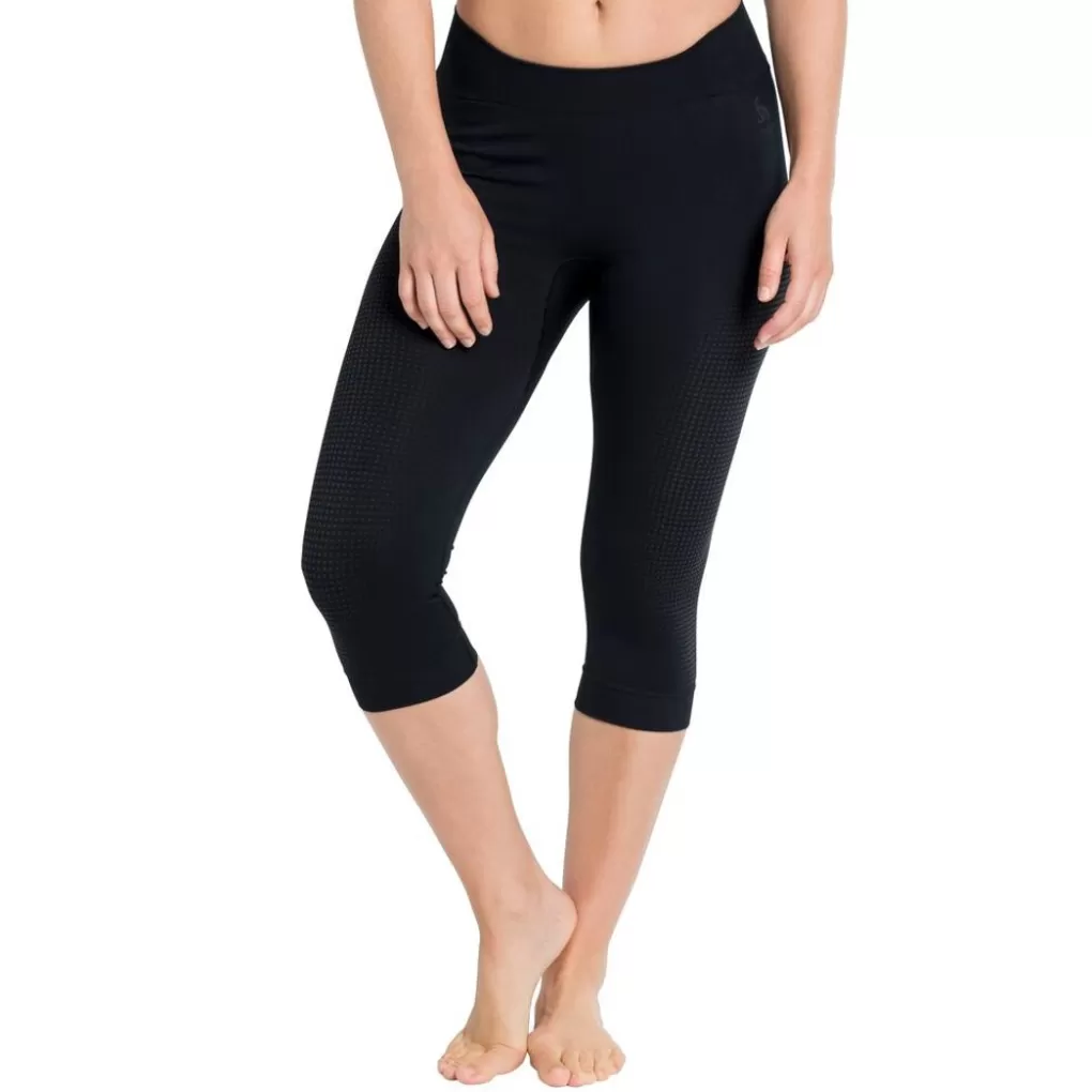 Odlo Damen Performance Warm -Leggings Black - New Odlo Graphite Grey New