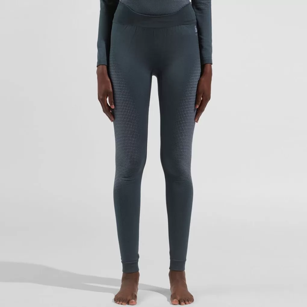 Odlo Damen Performance Warm Leggings India Ink Discount