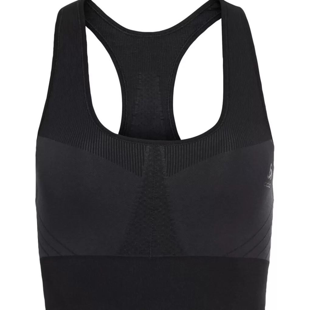 Odlo Damen Seamless Medium Sport-Bh Black Hot