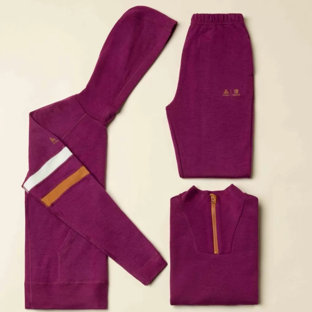 Odlo Espeland Merino 250 Joggingbroek Amaranth Clearance