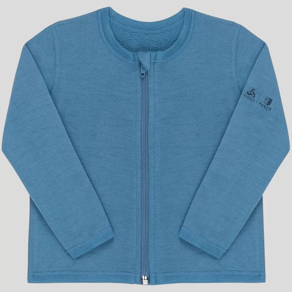 Odlo Espeland Merino 250 Tussenlaag Met Volledige Rits Blue Ashes Outlet