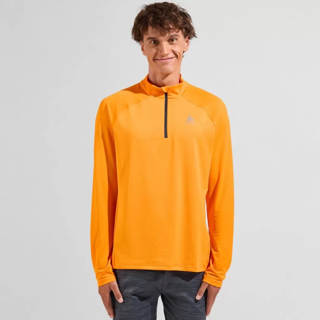 Odlo Essentials Ceramiwarm Mid Layer Met Halve Rits Oriole Fashion