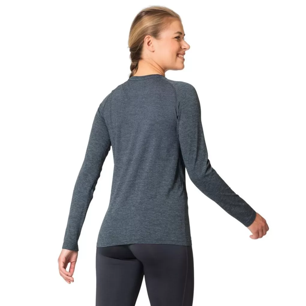 Odlo Essentials Seamless Langarm-Laufshirt India Ink Melange Discount