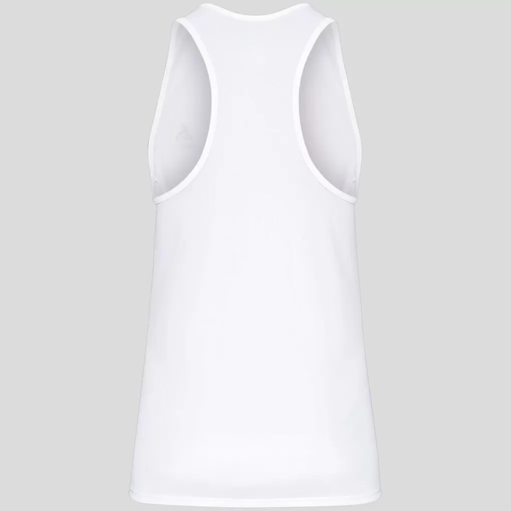 Odlo Essentials-Basislaaghardloopsinglet Voor Dames White Online