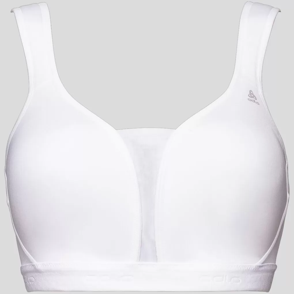 Odlo Gevoerde High-Sportbeha Met A-Cup White Cheap