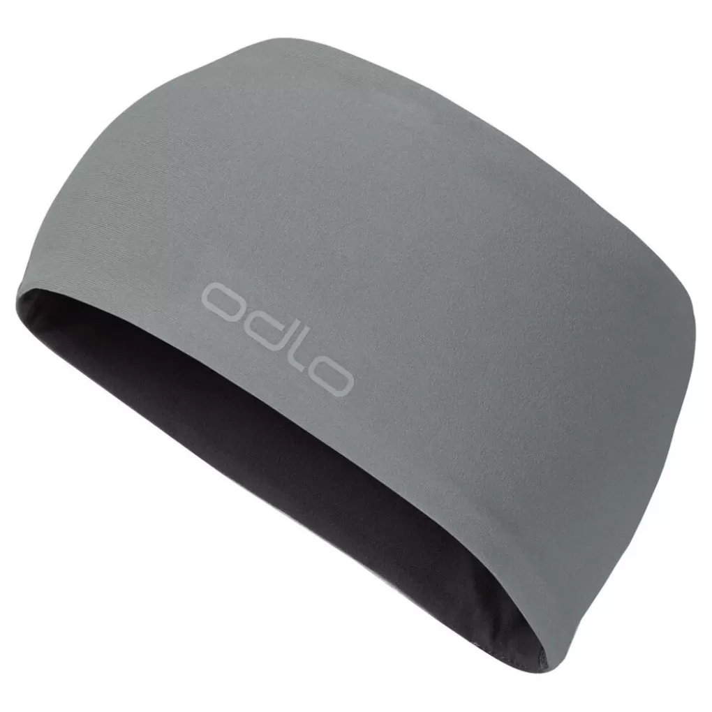 Odlo Hoofdband Reversible Black - Odlo Steel Grey New