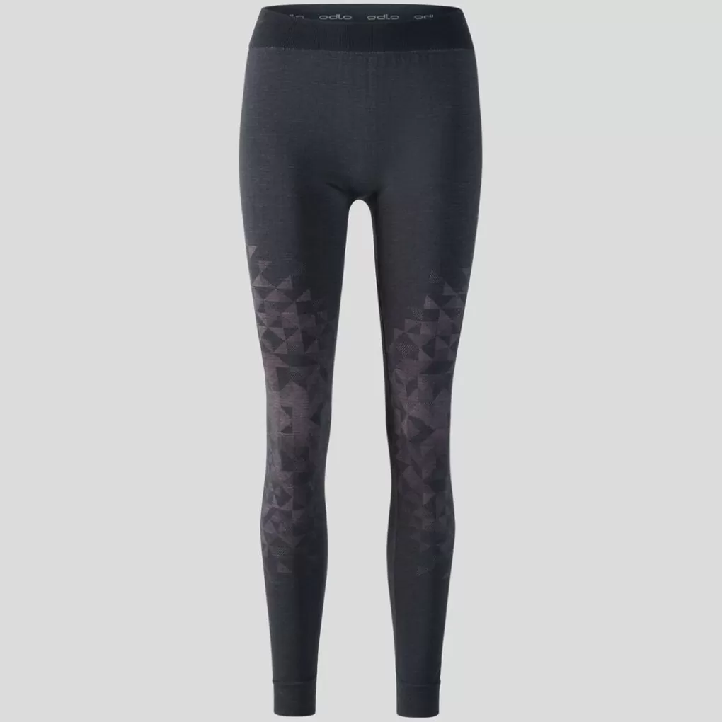 Odlo Kinship Performance Wool Warm Broek India Ink Melange Fashion