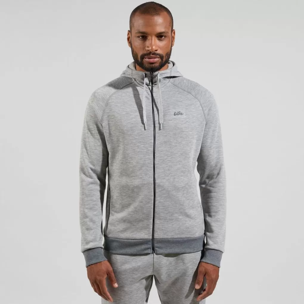 Odlo Move Midlayer Met Capuchon En Rits Grey Melange Best Sale