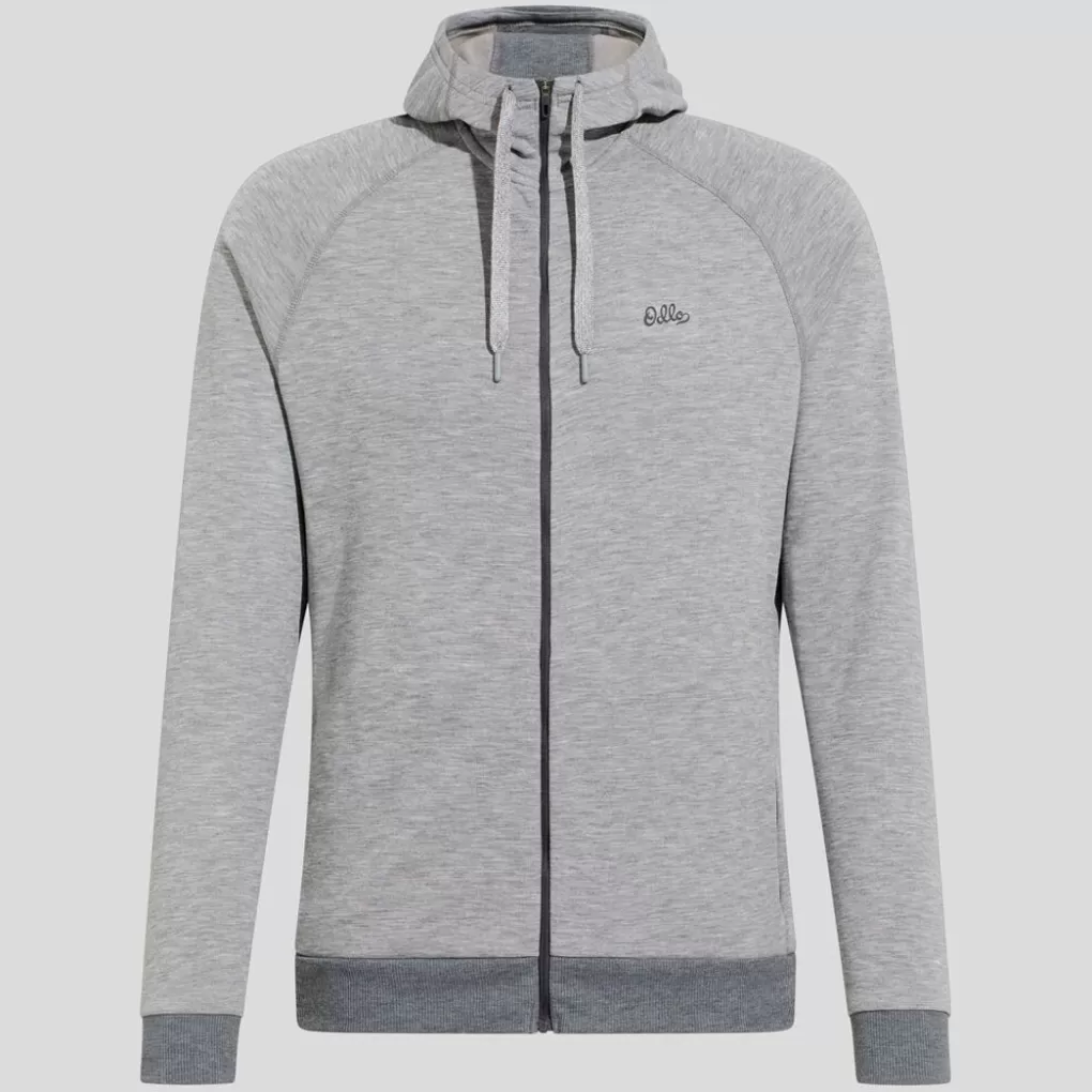 Odlo Move Midlayer Met Capuchon En Rits Grey Melange Best Sale