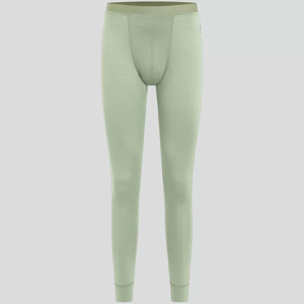 Odlo Natural Merino 200 Basislaagset Met Shirt En Tight Matte Green Best Sale