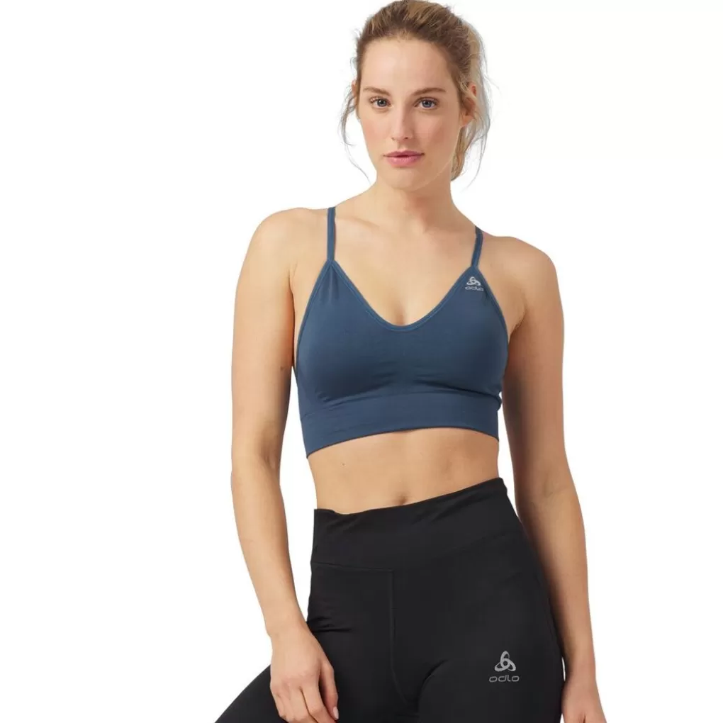 Odlo Padded Seamless Soft2.0-Sportbeha Voor Dames Blue Wing Teal Best