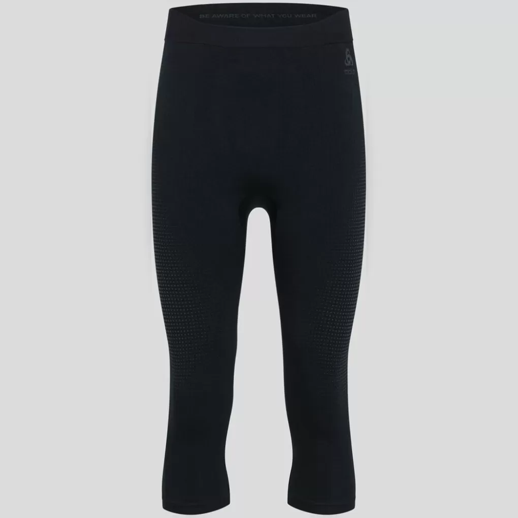 Odlo Performance Warm-Basislaagbroek Met 3/4-Lengte Voor Heren Black - New Odlo Graphite Grey Outlet