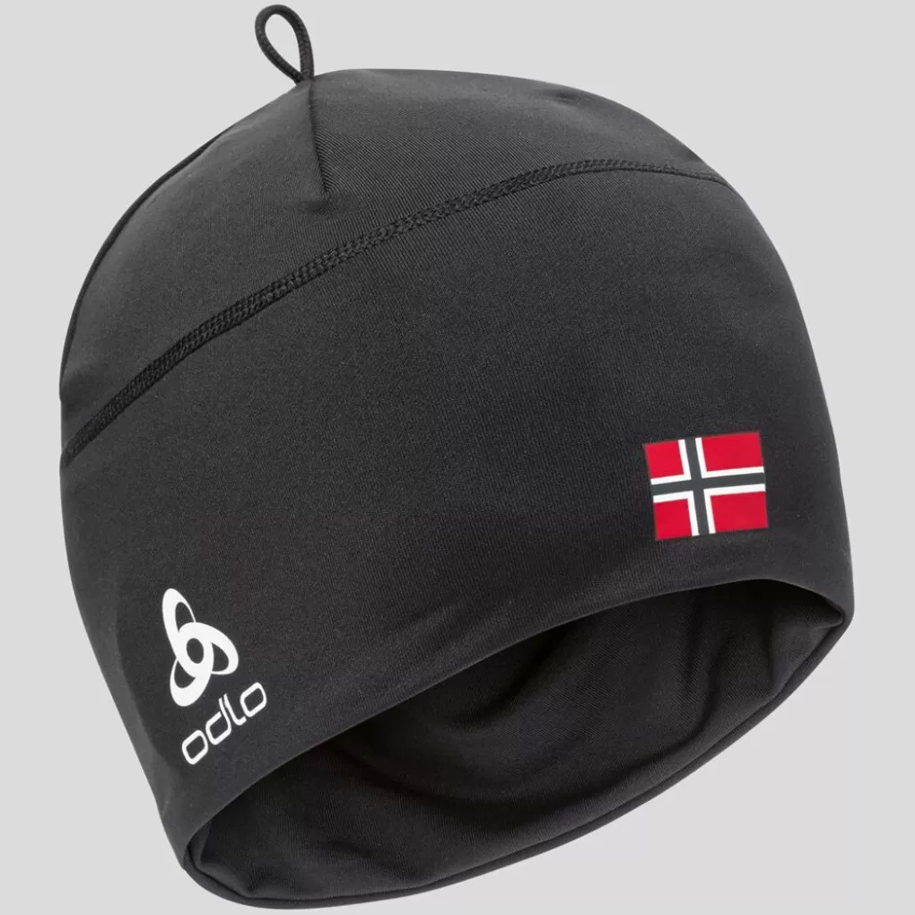 Odlo Polyknit Fan Warm Muts Black - Norwegian Flag Fashion