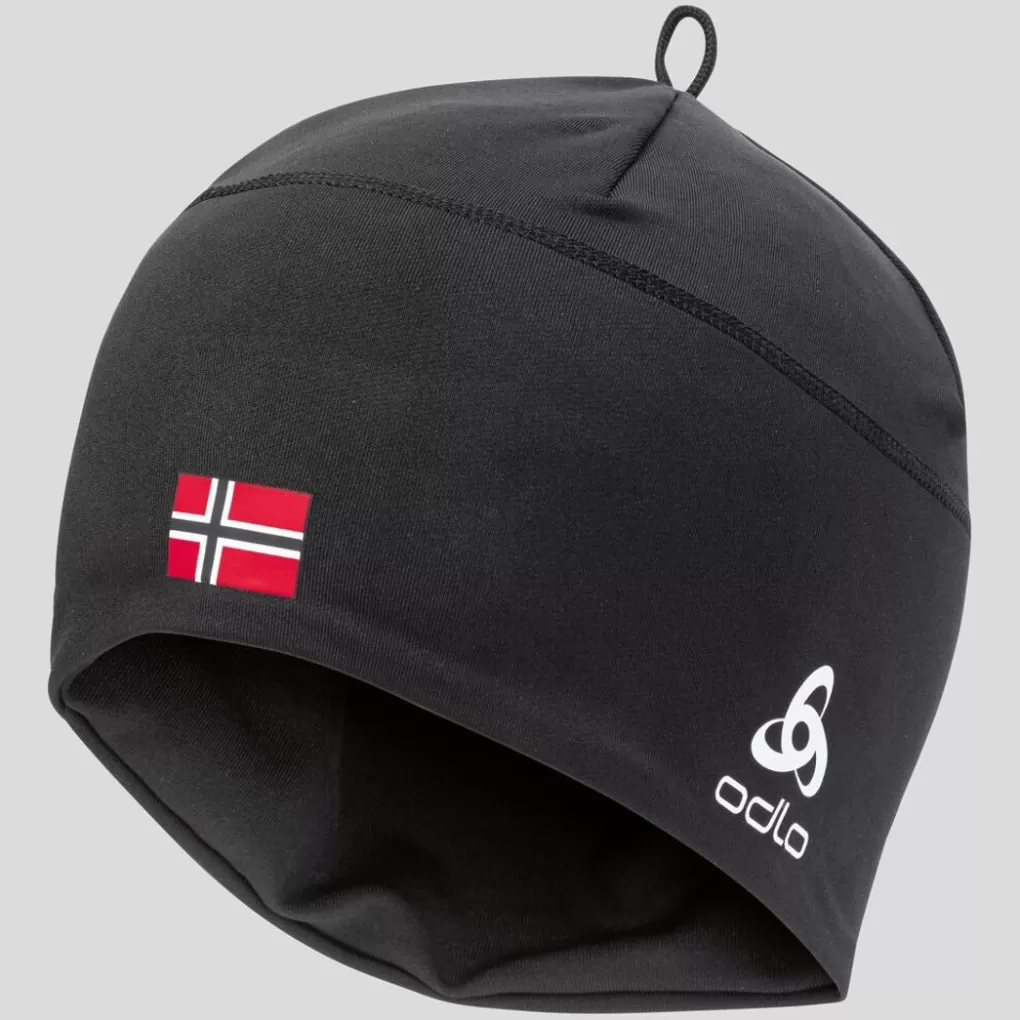 Odlo Polyknit Fan Warm Muts Black - Norwegian Flag Fashion