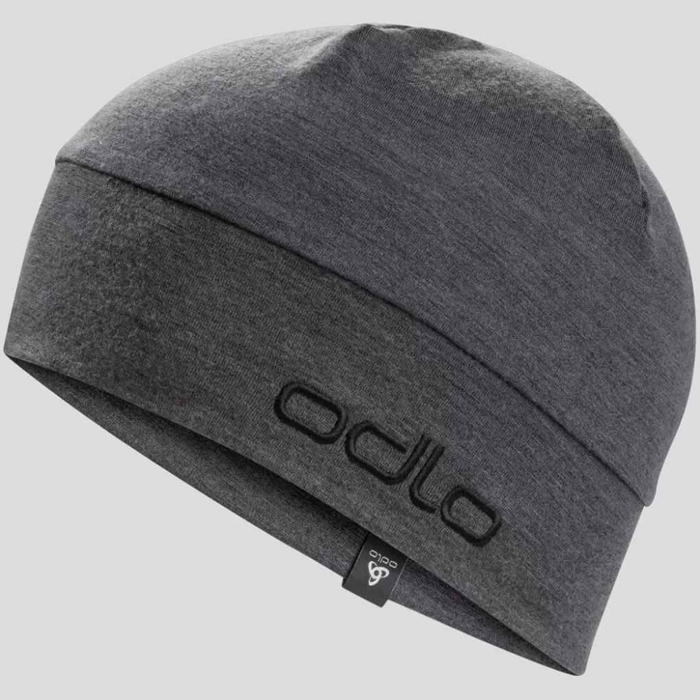 Odlo Revelstoke Performance Wool Beanie Odlo Graphite Grey Melange New