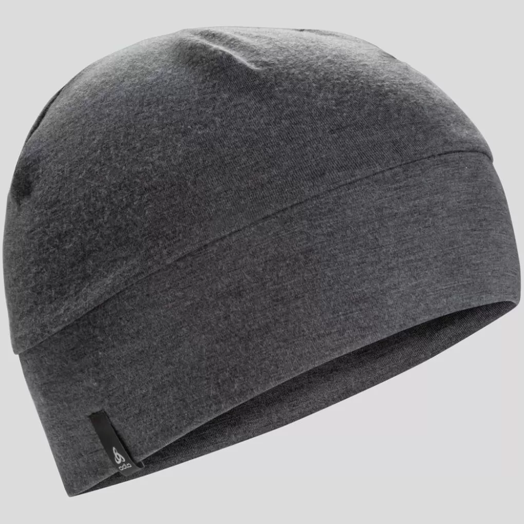 Odlo Revelstoke Performance Wool Beanie Odlo Graphite Grey Melange New