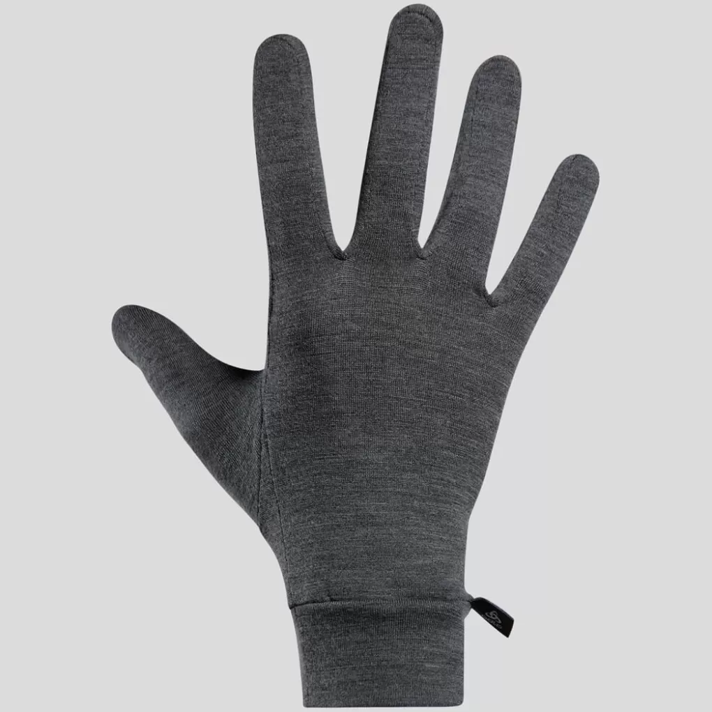 Odlo Revelstoke Performance Wool Binnenhandschoen Odlo Graphite Grey Melange Cheap