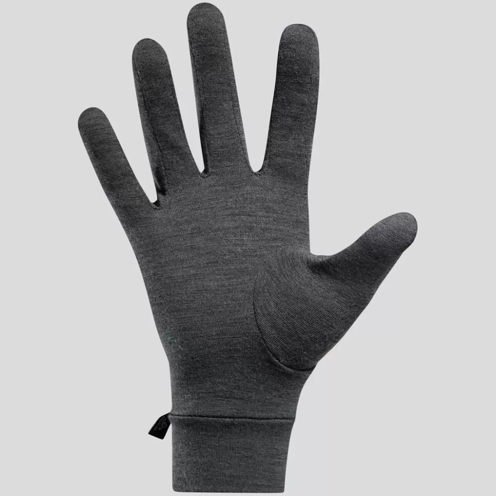 Odlo Revelstoke Performance Wool Binnenhandschoen Odlo Graphite Grey Melange Cheap