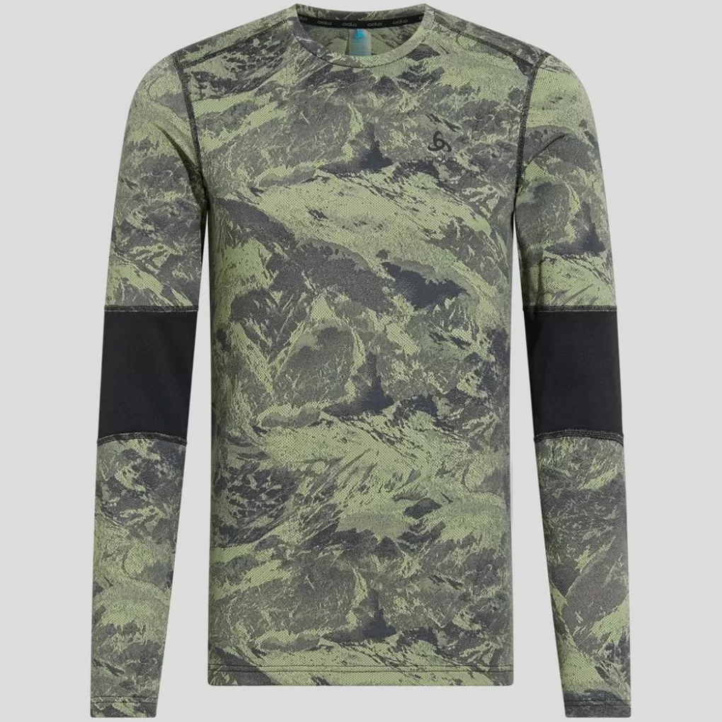 Odlo Whistler Met Lange Mouwen Matte Green - Black Shop