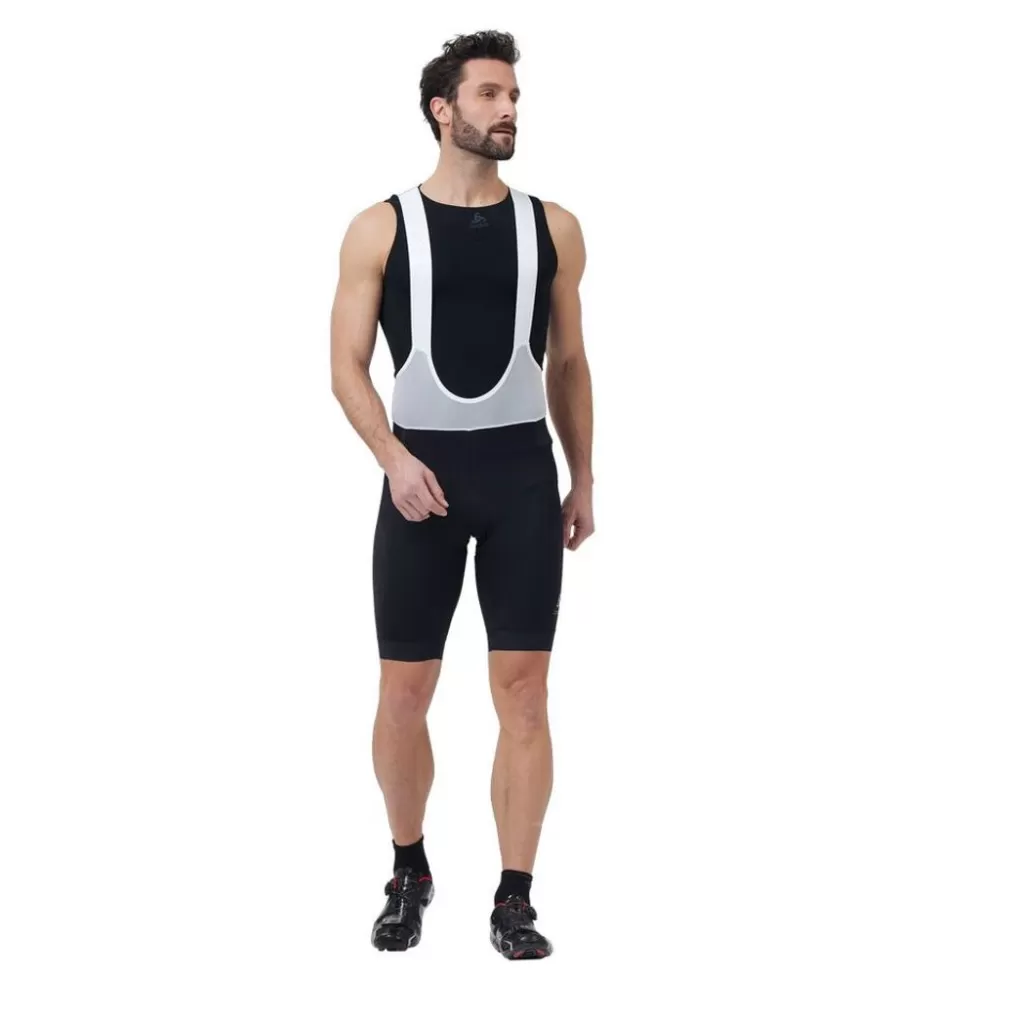 Odlo Zeroweight Bibshort White - Black Outlet