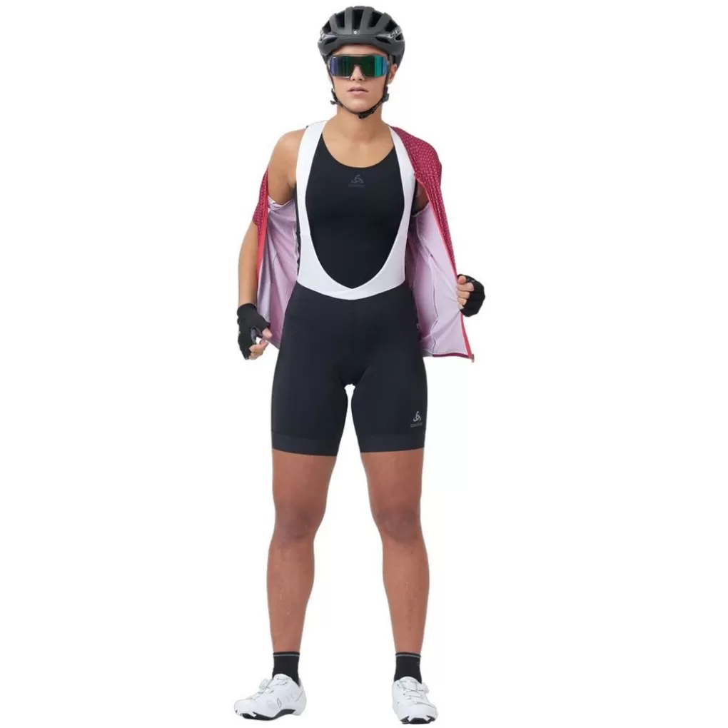 Odlo Zeroweight Bibshort Black - White Sale