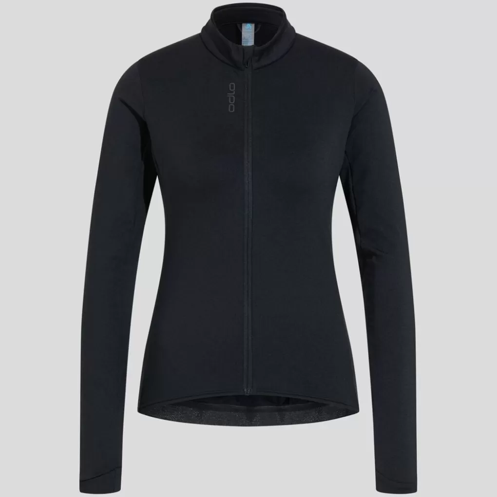 Odlo Zeroweight Ceramiwarm Mid-Layer-Radtrikot Black Best