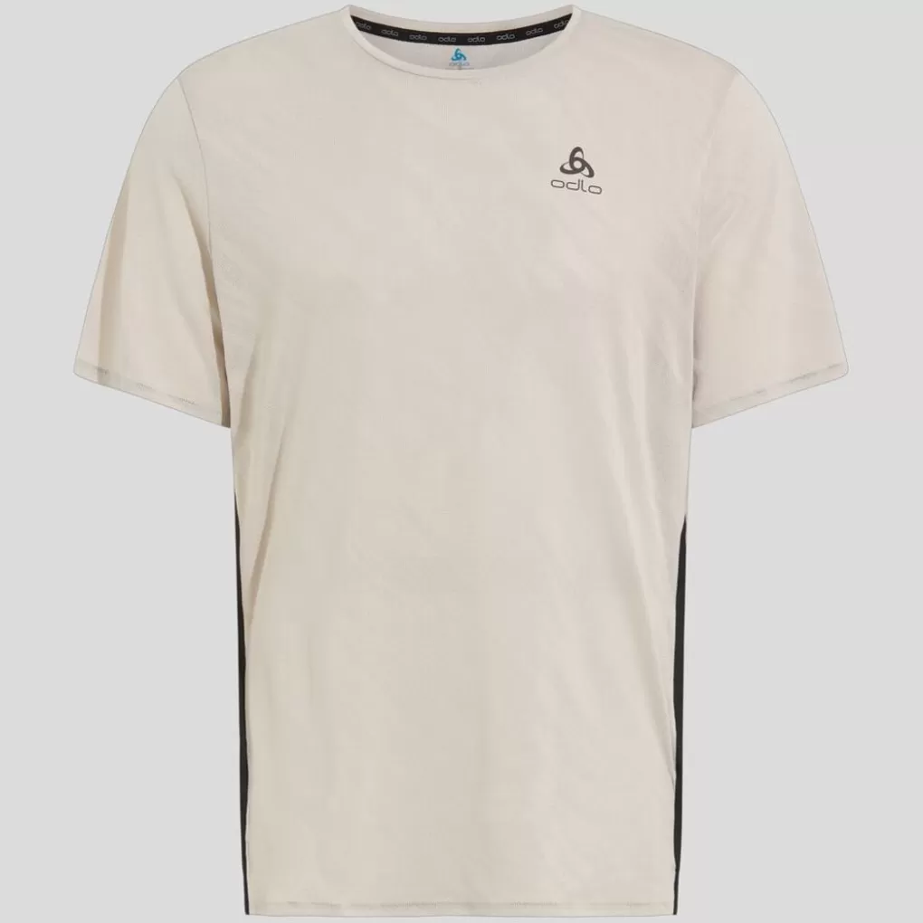 Odlo Zeroweight Engineered Chill-Tec Hardloopshirt Silver Cloud Melange Fashion