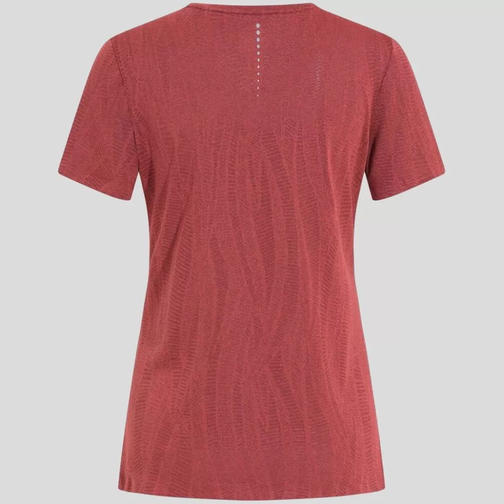 Odlo Zeroweight Engineered Chill-Tec Hardloopshirt Cinnabar Melange Shop