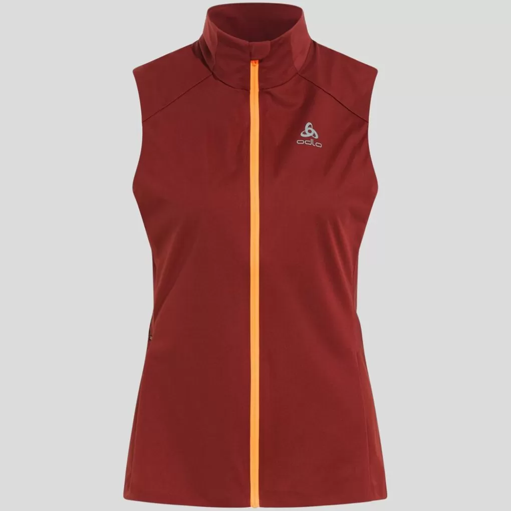 Odlo Zeroweight Warm Gilet Voor Hardlopen Spiced Apple Fashion